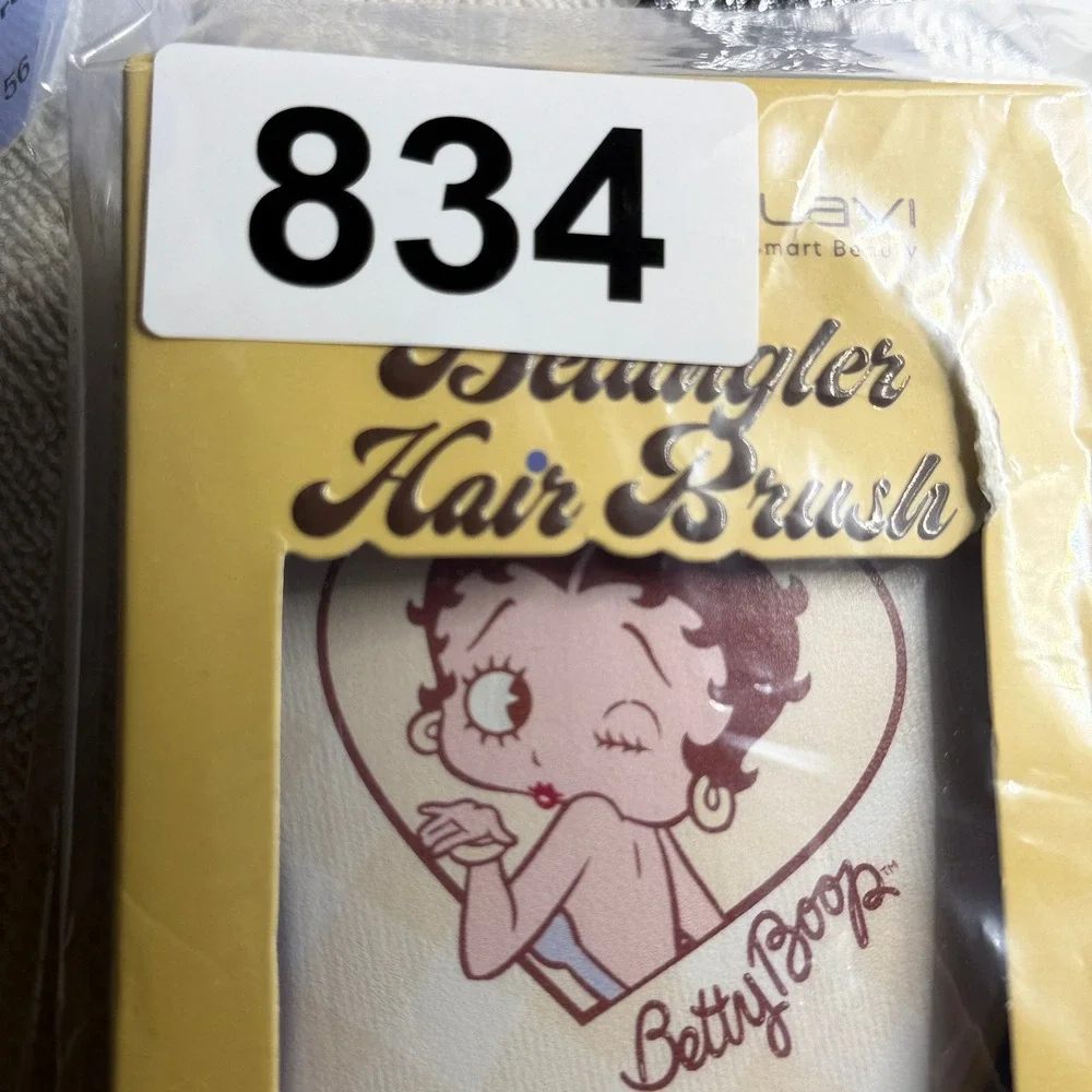 Betty Boop Detangler Hair Brush Retro Cartoon Kitsch Pinup Girl Aesthetic